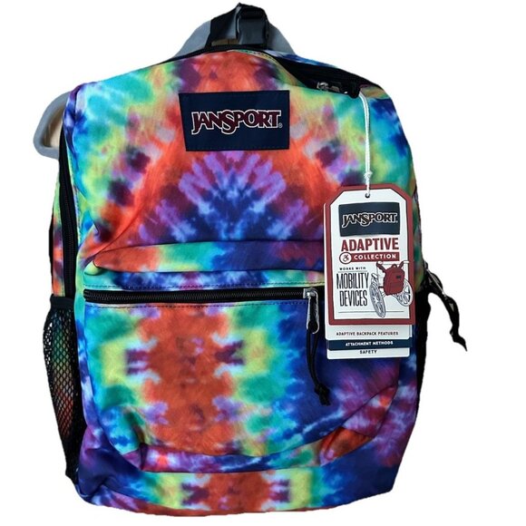 New JanSport Central Adaptive Collection Laptop Backpack -- Multi Hippie Days - Picture 1 of 11